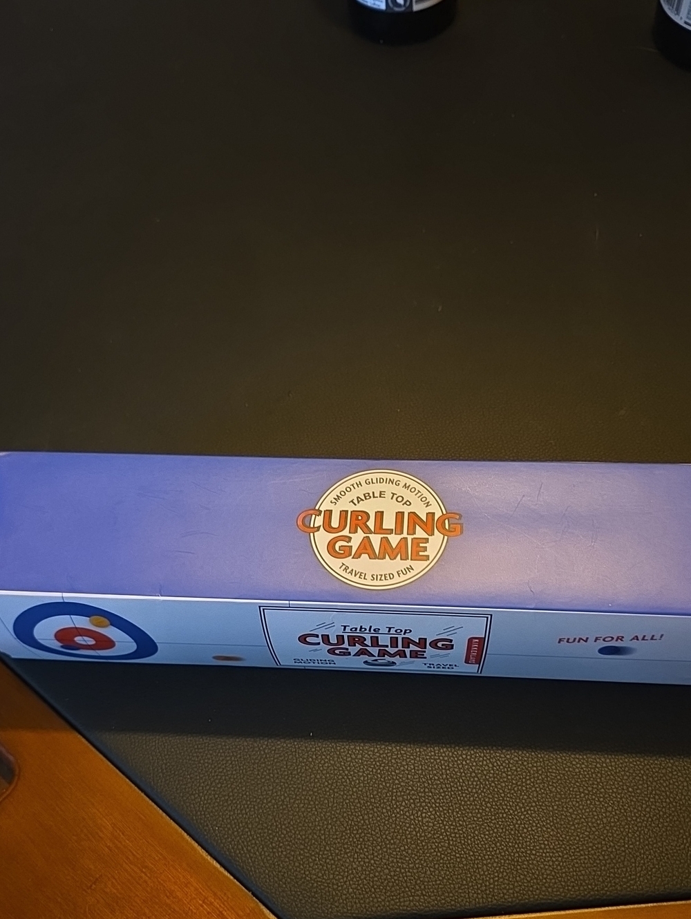 Curling Game Set - White and Orange